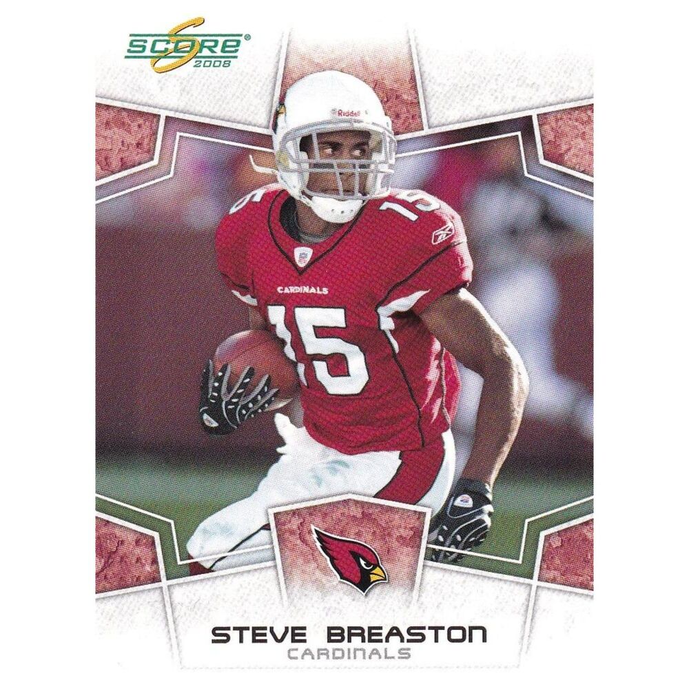 2008 Score Football Card #7 Steve Breaston